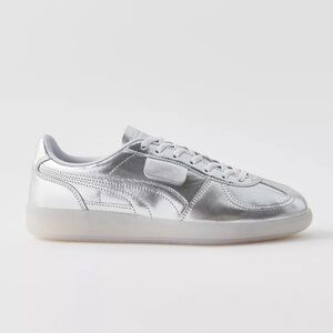 NEW IN BOX Puma Women's Palermo Chrome Sneaker Metallic Silver